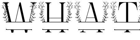 Rose Buds Line Monogram