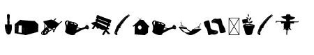 Garden House Silhouette