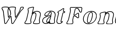 Elinga Outline Italic