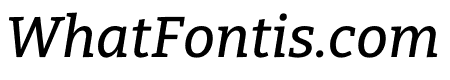 Bitter 500italic