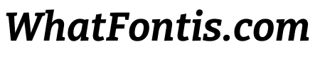 Bitter 700italic