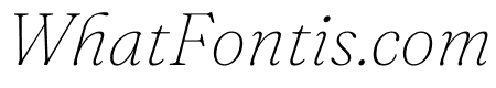 Fraunces 100italic