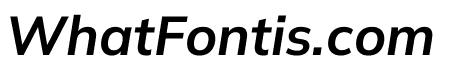 Mulish 700italic