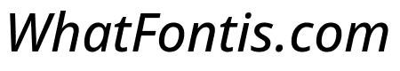Open Sans 500italic