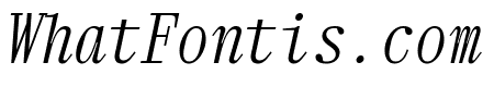 Xanh Mono Italic