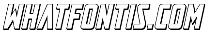 Mandalore 3D Italic