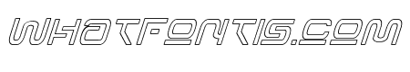 Foreign Alien Outline Italic