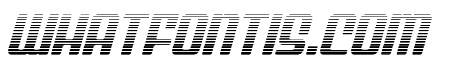 Wave Warrior Gradient Italic
