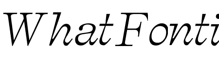 Self Modern Italic