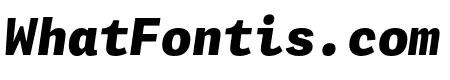 Adelle Mono Flex Extrabold Italic