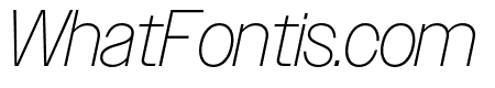 Owners XLight Italic