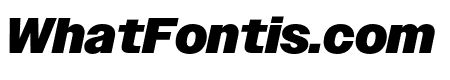Owners XXWide Black Italic