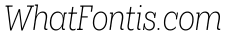Elizeth Condensed Extralight Italic
