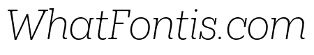 Elizeth Extralight Italic