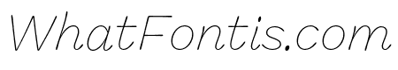 Marigny Thin Italic