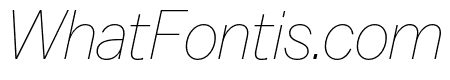 Balto Thin Italic