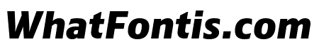 Kranto Cond ExtraBold Text Italic