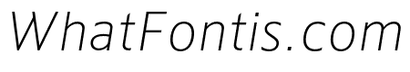 Kranto Cond Thin Text Italic