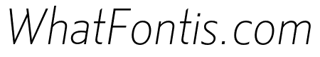 Kranto Cond Thin Display Italic