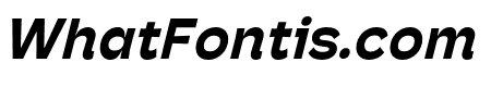 Hoss Sharp Bold Italic