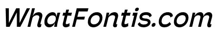 Hoss Sharp Medium Italic