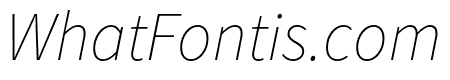 Source Sans 3 ExtraLight Italic
