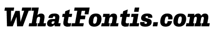 Belarius Serif Wide Extrabold Oblique
