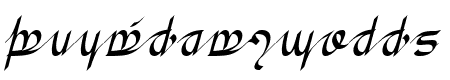 Greifswalder Tengwar
