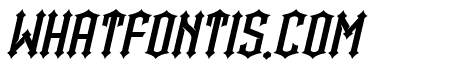 Bramble Princess Condensed Italic