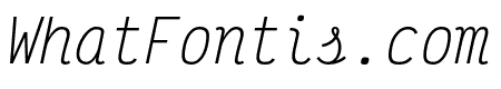 Victor Mono Light Italic