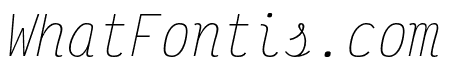 Victor Mono Thin Italic