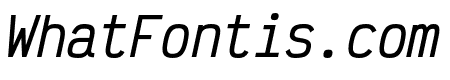 Victor Mono SemiBold Oblique
