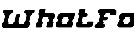 PLUMBING Bold Italic