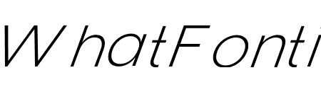 Clover Display Light Italic