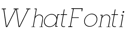 Nela Slab Extralight Italic