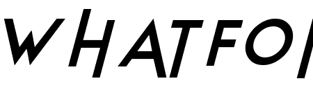 Elastic Stretch Italic