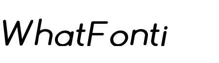 Simple Rounded Bold Slanted