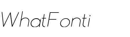 Simple Rounded Thin Slanted