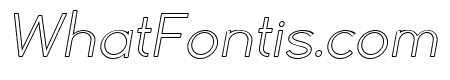 Simple Sans Oblique Outline