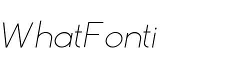 Simple Sans Thin Oblique