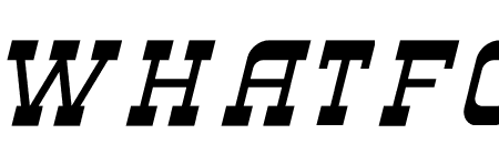 SHEAL THON SLAB Italic