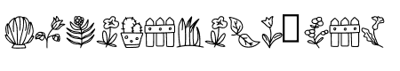 Plant Doodle Dingbat Regula