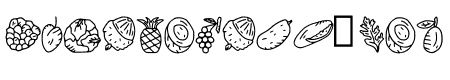 Veggie Doodle Dingbat Regul