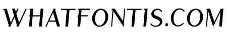 Fiorensi Bold Italic