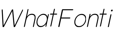 Olivette ExtraLight_Italic