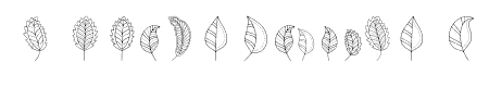 Les Feuilles Mortes leaves font