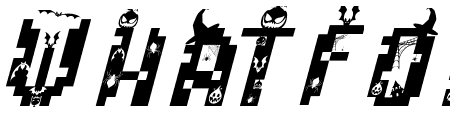PIXELART HALLOWEEN Italic