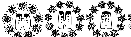Monogram Winter ice