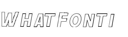 Ride Slow Outline Italic