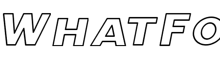 Ride Slow Short Outline Italic